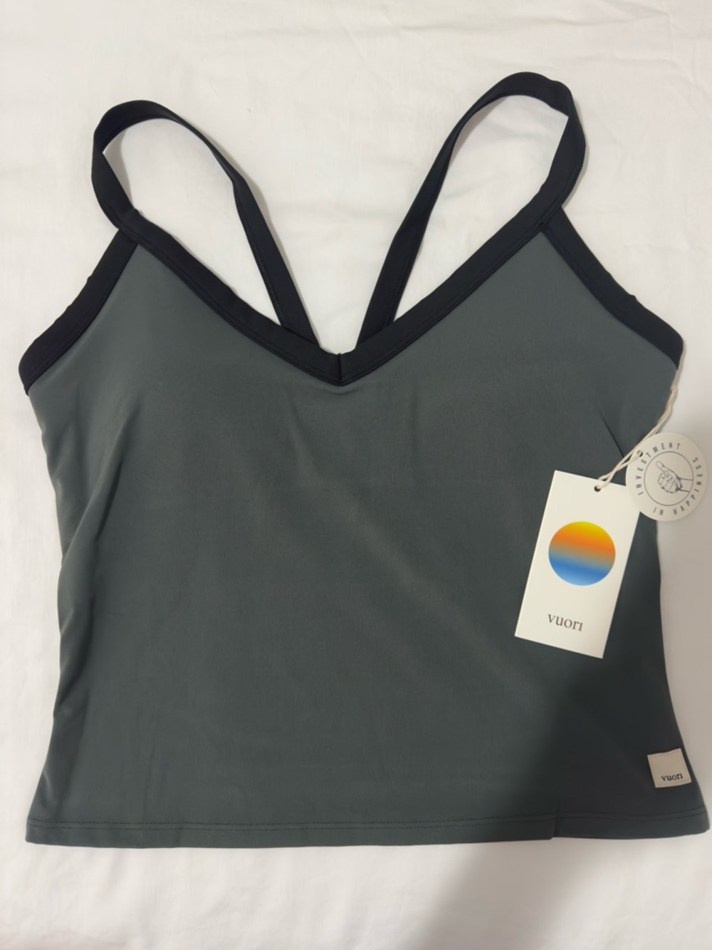 Vuori AllTheForm V Neck Tank
Dark Jade NEW